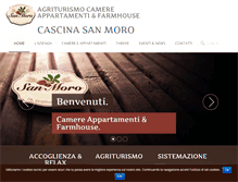 Tablet Screenshot of cascinasanmoro.com